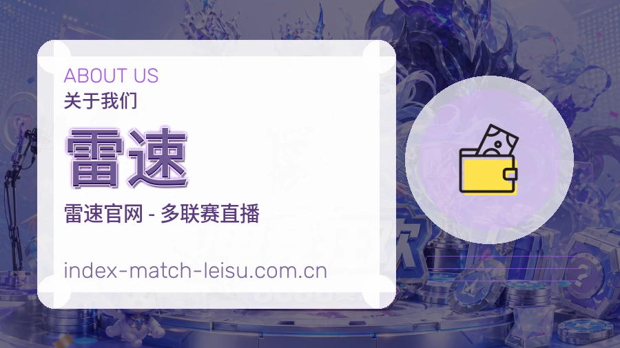 雷速 关于我们 体育直播与赛事服务